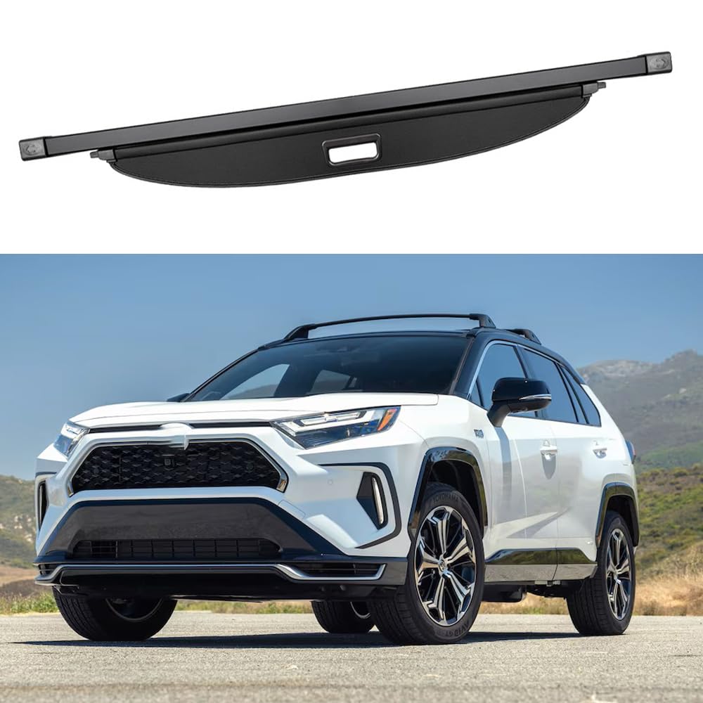 延長型 トランクカーゴカバー ラゲッジシェードシールド トヨタ RAV4 2019-2024 キャンバスに適合｜ネフストア 8,139円