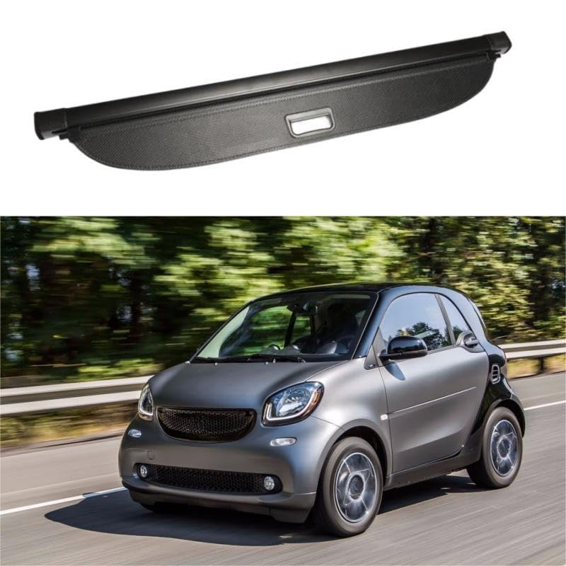 延長型 トランクカーゴカバー ラゲッジシェードシールド メルセデスベンツスマート2016-2022キャンバスに適合｜ネフストア