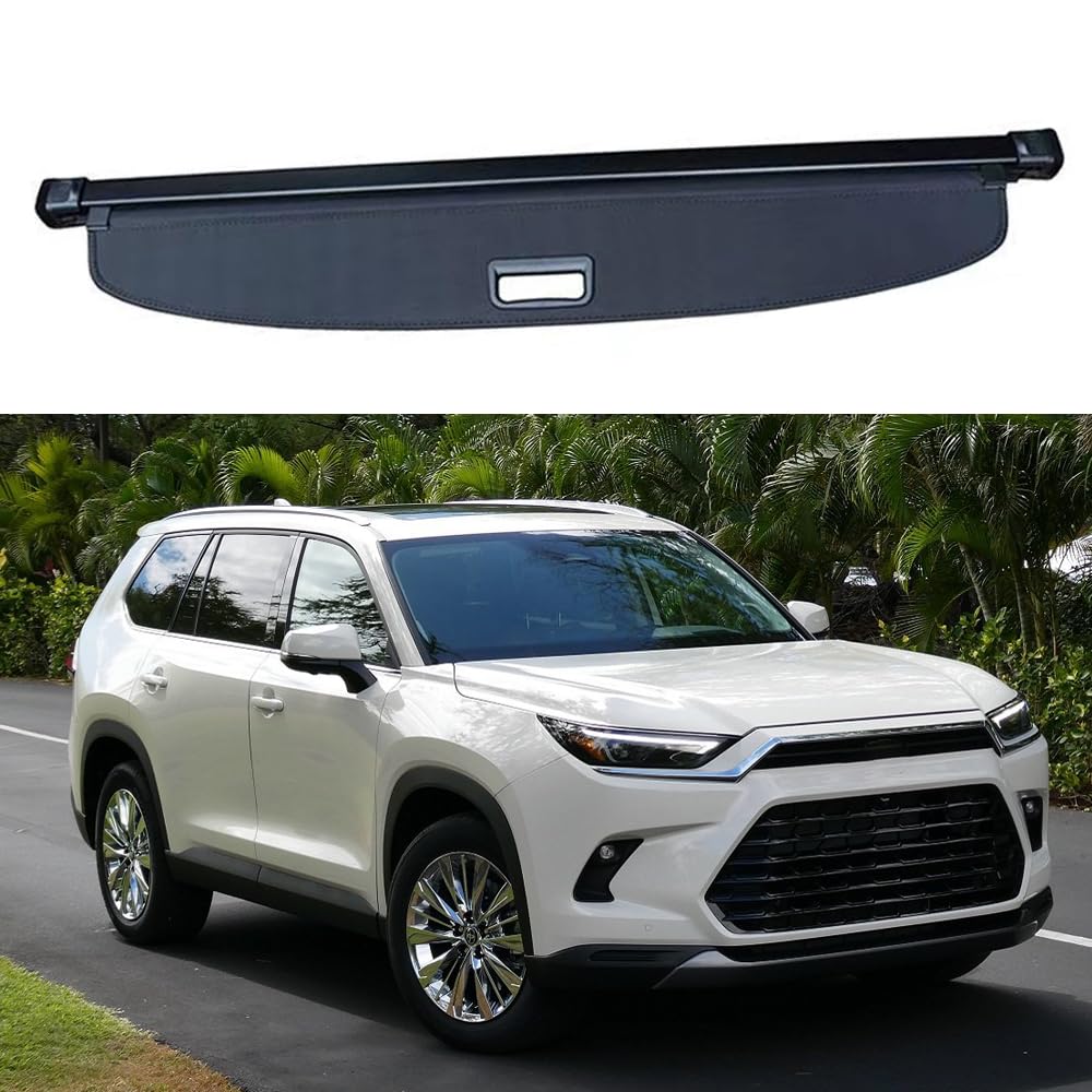 延長型 トランクカーゴカバー ラゲッジシェードシールド トヨタグランドハイランダー2024 2025レザー用｜ネフストア