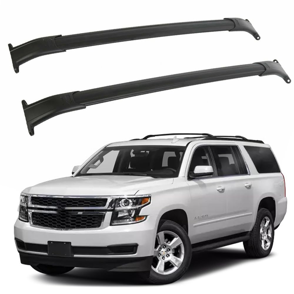 アルミクロスバー クロスバー シボレーサバーバン タホ GMC ユーコン XL キャデラック エスカレード 2015-2020 荷物キャリア ルーフレールラック ロック可能 2個 24,899円