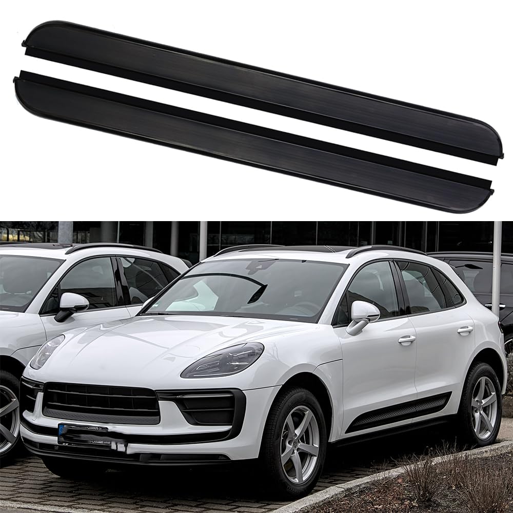 サイドステップ ランニングボード ナーフバー サイドペダルプロテクター 2個 Macan 2014-2024用