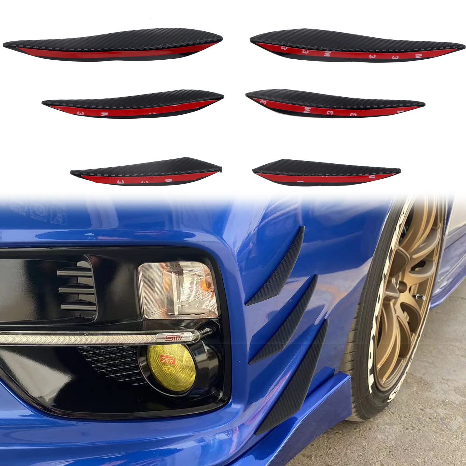 楽天市場】ST96020VV300【STI-スバル】バンパーカナードWRX STI／S4