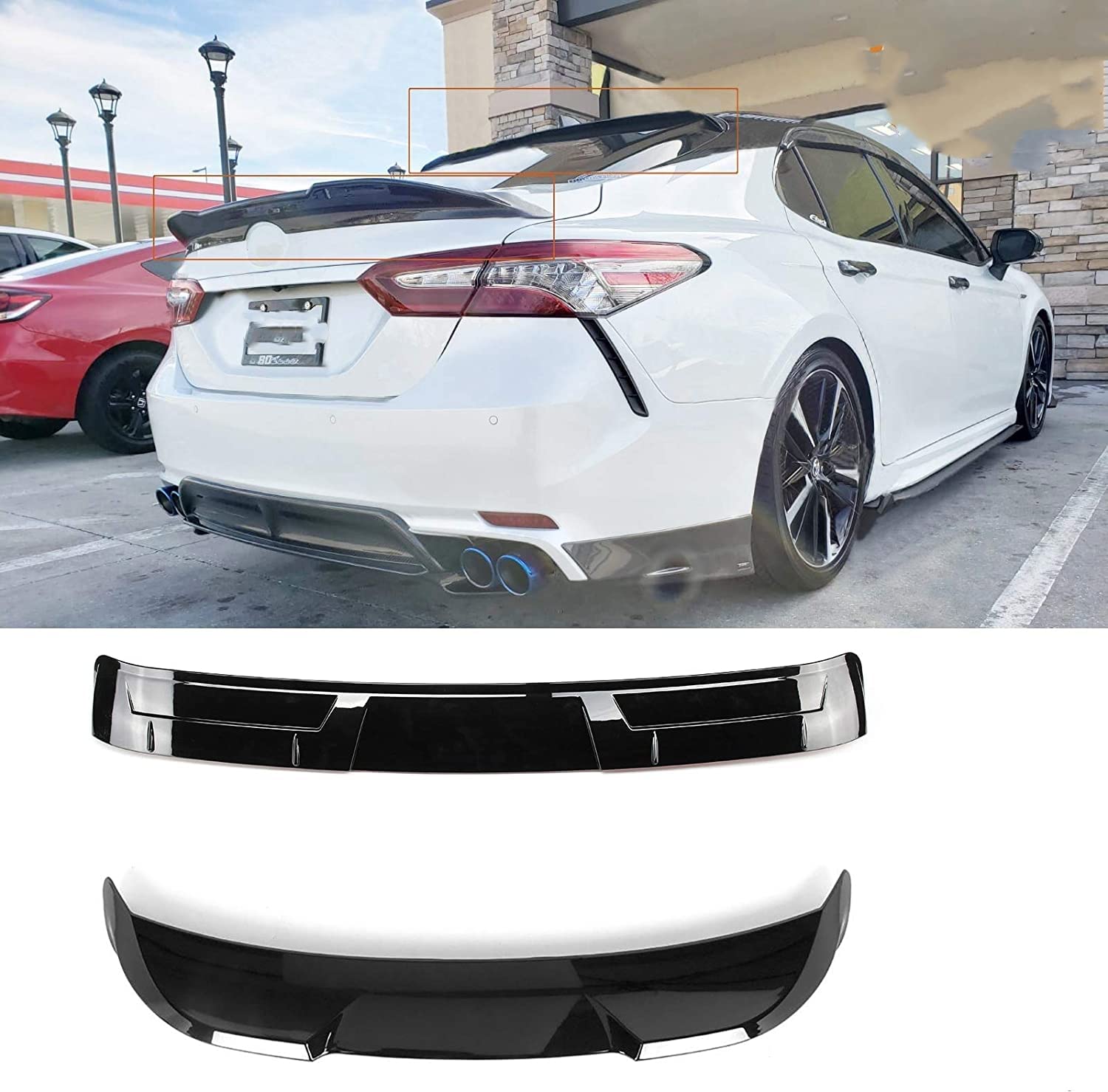 楽天市場】【セット買い】リアスポイラー ルーフスポイラー TRD型