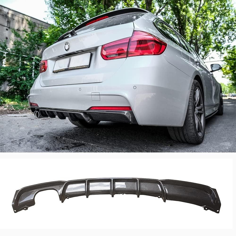 リアディフューザー 2012-2019 BMW 3シリーズ F30 F31 Mスポーツ リアバンパー PP製 取り付け簡単 純正部品 外装 カーボン調 カーアクセサリー