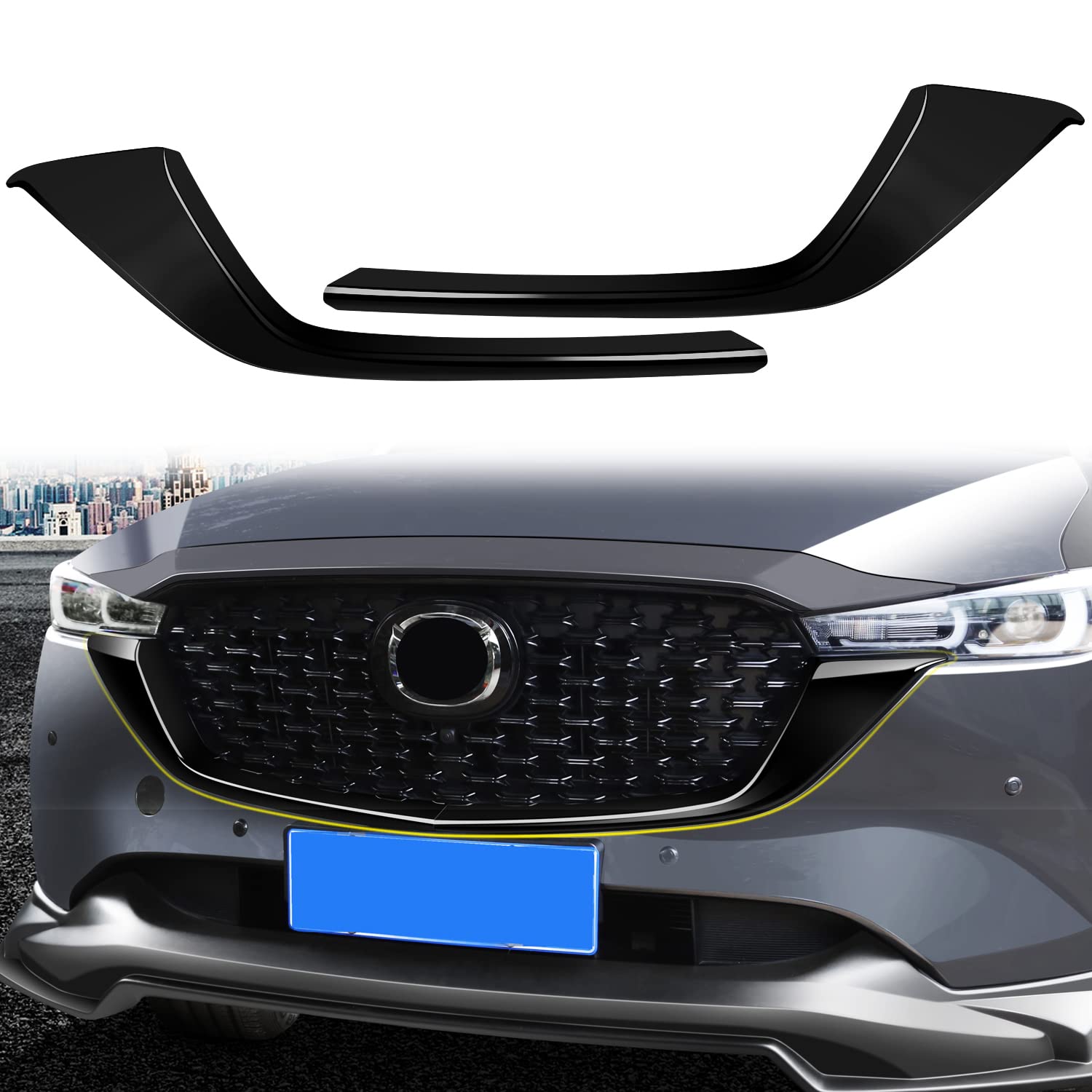 楽天市場】マツダ cx-5 KF系 2022~現行に適合 センター グリル モール