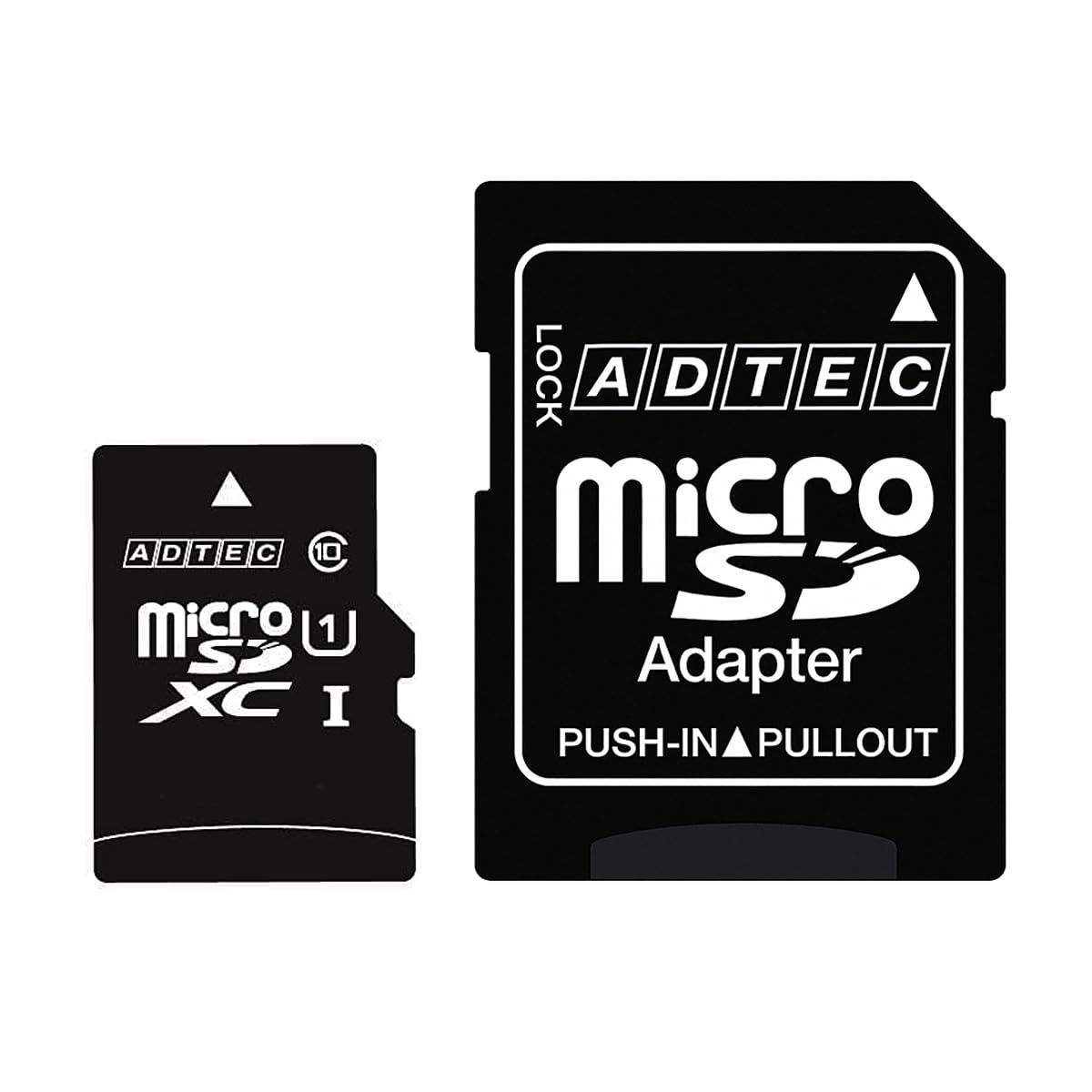 居住地テック microSDXC歌留多 128GB UHS1 SD取り替えっこAdapter付 AD-MRXAM128G/U1