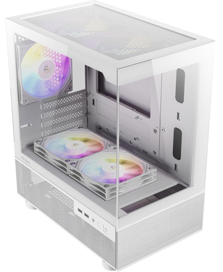 Micro-ATX相応う ixed mode RGB気違い5個を判定基準積み上げるしたピラー受け答え、CX200M RGB Elite White