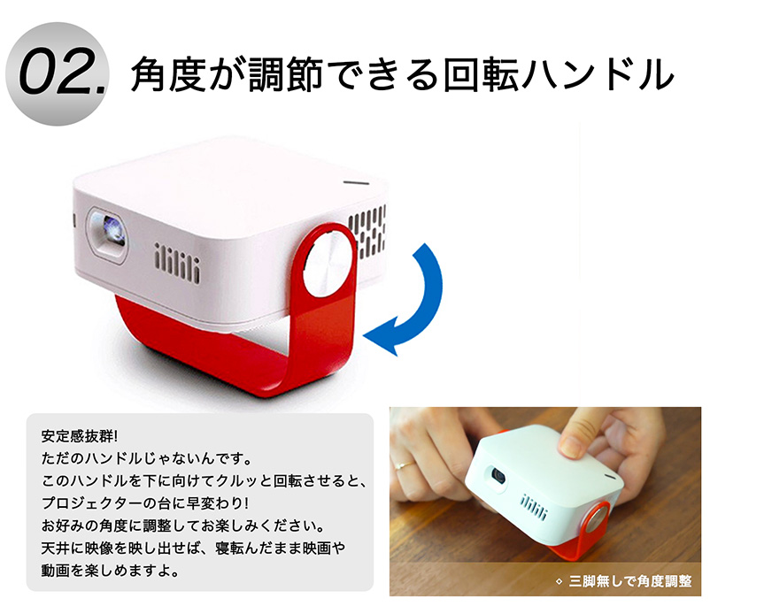 通販 激安◇ プロジェクター 小型 コンパクト 持ち歩き 携帯 スマホ 高