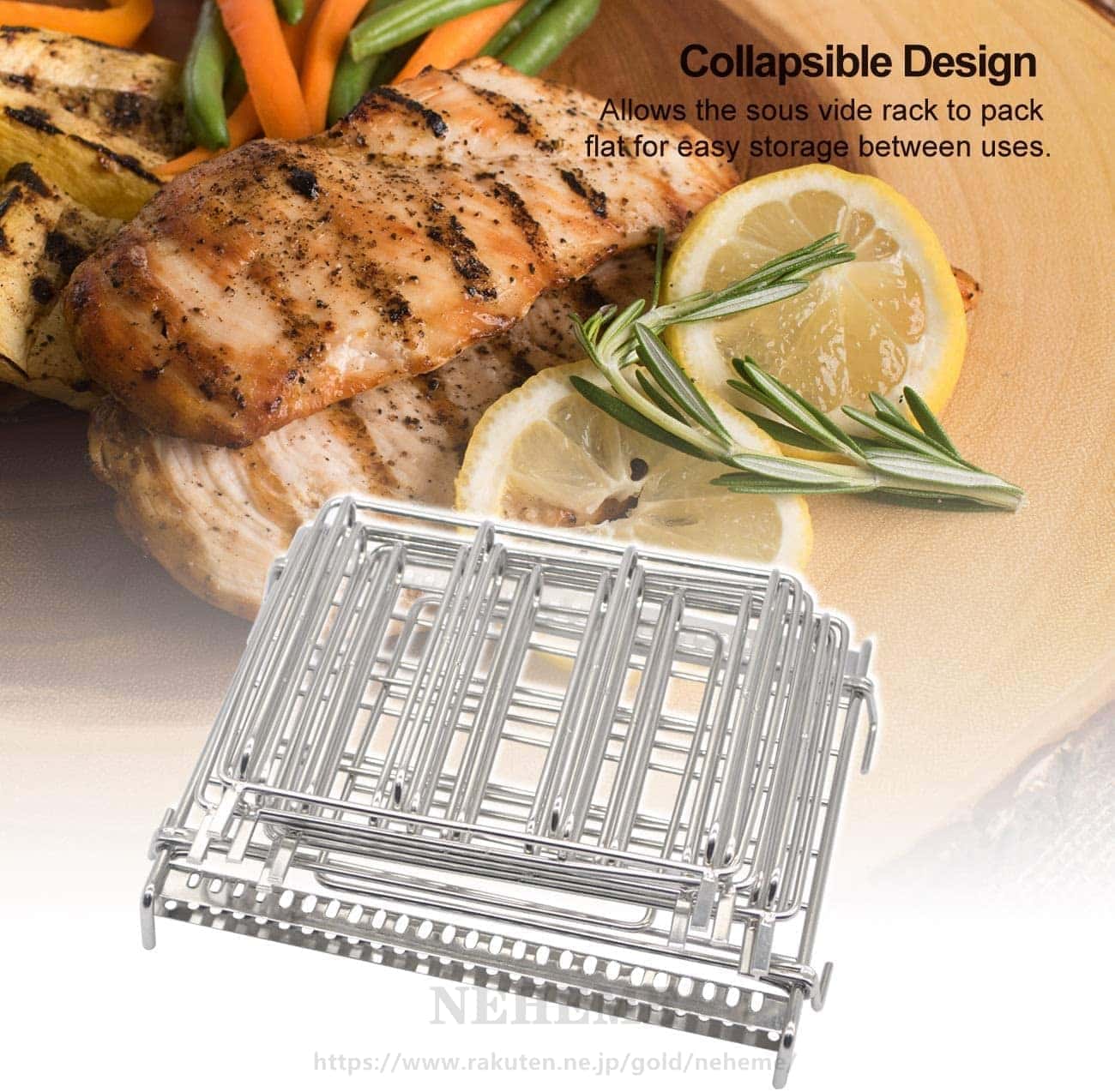 楽天市場】Sous Videラック ステンレス 低温調理器 真空調理器