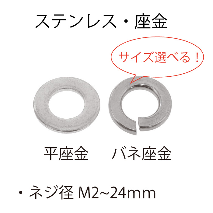 コノエ 鉄 ユニクロ ばね座金 スプリングワッシャー Ｍ２０ （１４０個