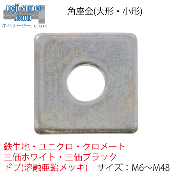 鉄 平ワッシャー(ISO小) M2.6x5x0.5 クロメート - ネジ・釘・金属素材