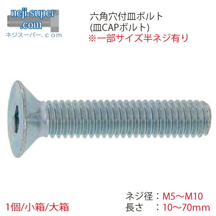 【尖んがり2倍】 鉄皿CAP雄捩子(並目)出どころユニクロ三価黒いことM5M6M8M10長さ10粍～70粍大いさ選べる鉄六角穴付き添い人皿雄捩子皿CAP旗がしらねじ釘六角穴薔薇ばら売りねじ釘雄捩子