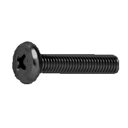 鉄 (+)バインド小ねじ M2x2 BC(黒) 【10000個入】