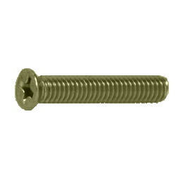 鉄 (+)皿小ねじ小頭 M4x6(D6) クロメート 【4500個入】