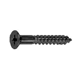 鉄 (+)皿木ねじ 6.2x32 BC(黒)