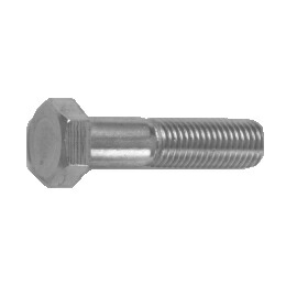 鉄 六角雄捩子(半ねじ) M16x300 Ｎｉ 【10個入】
