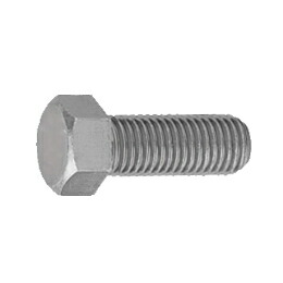 黄銅 六角ボルト(全ねじ) M6x20 ニッケル