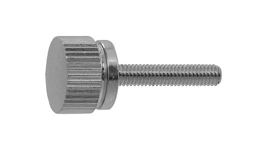 段付ローレットビス（ＮＣ加工品）【100個】ﾀﾞﾝﾂｷﾛｰﾚｯﾄﾋﾞｽ(NC 3 X 15 黄銅 / クローム