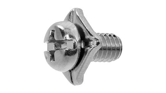 端子ねじ（＋－）ナベ Ｋ形【3000個】ﾀﾝｼ+-ﾅﾍﾞK6.4X1  3 X 6 (0) 判定基準(または鉄) / Ｎｉ