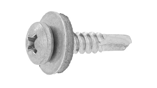 ダンバ（シールナベ【500個】ﾀﾞﾝﾊﾞ ｼｰﾙﾅﾍﾞ  4 X 16 標準(または鉄) / 三価ホワイト