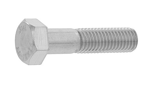 Ａ４－７０ 六角ボルト（半ねじ）【100個】316L A4-70 6ｶｸBT  10X40(ﾊﾝ ＳＵＳ３１６Ｌ / 生地(または標準)