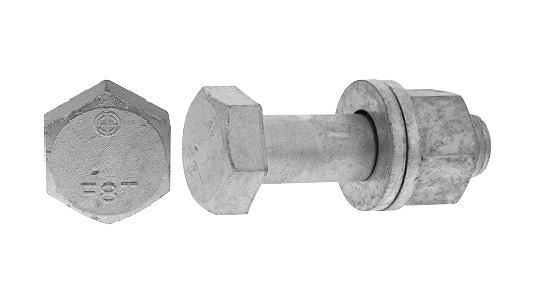 六角ハイテンＢＴ（Ｆ８Ｔ（帝国【1個】6ｶｸﾊｲﾃﾝ(F8T(ﾃｲｺｸ 36X150 標準(または鉄) / ドブ(溶融亜鉛めっき)