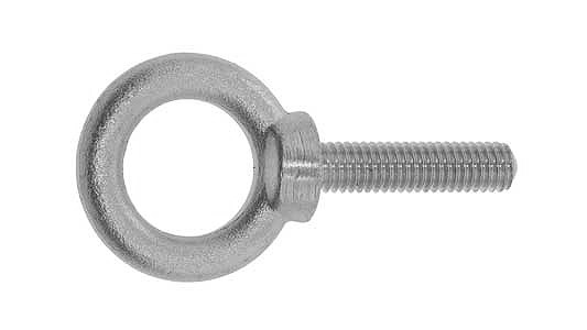 ロングアイボルトウィット足長アイ【20個】SUS ﾛﾝｸﾞｱｲBT  1/2X60 ｽﾃﾝﾚｽ(303､304､XM7等) / 生地(または標準)