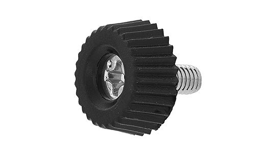 プラポイント（黒（ＮＯ．１【500個】ﾌﾟﾗﾎﾟｲﾝﾄ(ｸﾛ(NO.1 3 X 8 標準(または鉄) / 三価ホワイト