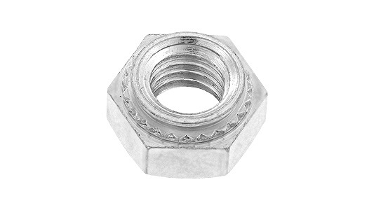 クリンチング六角中毒者【500個】ｸﾘﾝﾁﾝｸﾞ6ｶｸﾅｯﾄ HNT-M2-1 判定基準(または鉄) / 三価白いこと DIY・工具-その他