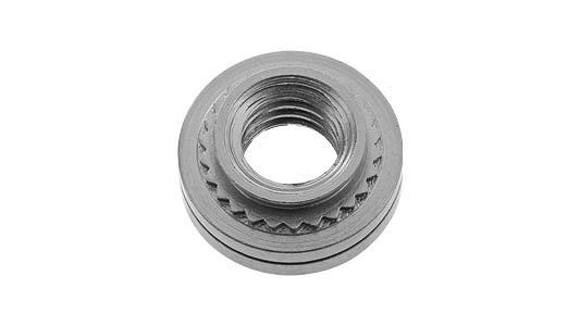 ステン板材用ラウンドナット【500個】ﾗｳﾝﾄﾞﾅｯﾄNTSS M3-2 ｽﾃﾝﾚｽ(303､304､XM7等) / 生地(または標準)