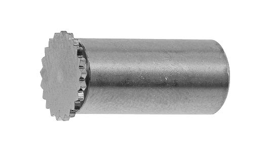 クリンチングスペーサーブラインド【500個】ｸﾘﾝﾁｽﾍﾟｰｻｰ(ﾌﾞﾗ CKB-M4-10 標準(または鉄) / 三価ホワイト