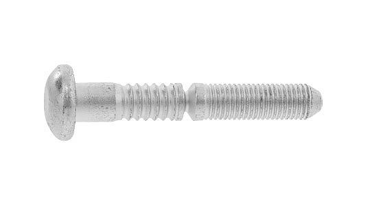 ハックボルトピンＣ６Ｌ（丸・鉄【50個】ﾊｯｸBTﾋﾟﾝ(ﾏﾙ-ﾃﾂ C 6LB-R12-8G 標準(または鉄) / 三価ホワイト｜ネジショップ　店