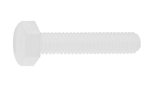 ＰＰ　六角ボルト【50個】PP 6ｶｸBT 12 X 30 標準(または鉄) / 生地(または標準)