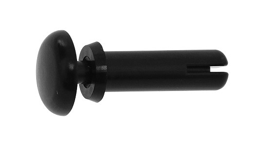 ＰＡ４６ うしろ押しリベット（黒【1000個】PA46 ﾌﾟｯｼｭR(ｸﾛ  3 X 6.5 標準尺度(または鉄) / 出どころ(または標準尺度) その他-花・ガーデン・DIY-ネジ・釘・金属素材