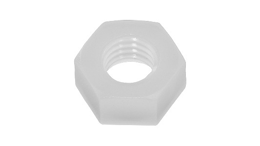 PVDF 六角ナット【50個】PVDF 6カクナット M10 標準(または鉄) / 生地(または標準)