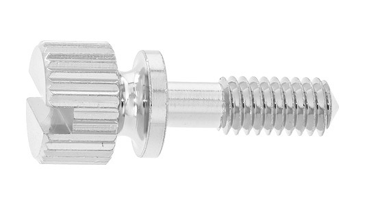 黄銅ローレットツマミ（ＮＢ－ＪＥ【100個】BS ｽﾘﾜﾘ ﾛｰﾚｯﾄﾂﾏﾐ NB-412JE 標準(または鉄) / 生地(または標準)