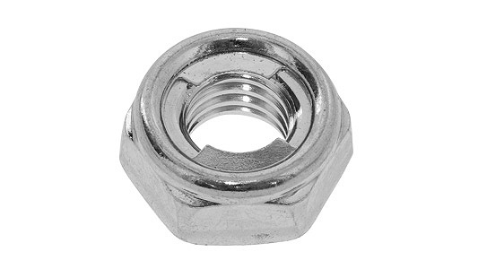 セルフロッキングナット（ウィット【250個】ｾﾙﾌﾛｯｷﾝｸﾞN 3/8 標準(または鉄) / 三価ホワイト｜ネジショップ　店
