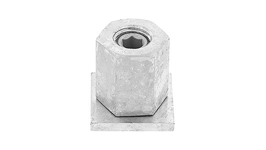 ロングネジナット（Ａ印字機）【1個】ﾛﾝｸﾞﾈｼﾞﾅｯﾄ(Aﾀｲﾌﾟ  M22 標準尺度(または鉄) / ドブ(解かすジンクめっき) 花・ガーデン・DIY-DIY・工具-ナット