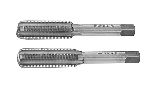 スプリュー２本組タップ　他細目【1個】ｽﾌﾟﾘｭｰ(2ﾎﾝｸﾐﾀｯﾌﾟ M10ﾎｿﾒ1.0 標準(または鉄) / 生地(または標準)｜ネジショップ　店