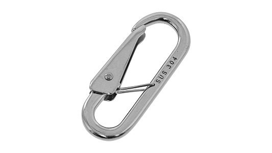 スナップフック C【20個】スナップフック Cガタ C-5 ステンレス(303、304、XM7等) / 生地(または標準)|ネジショップ 店