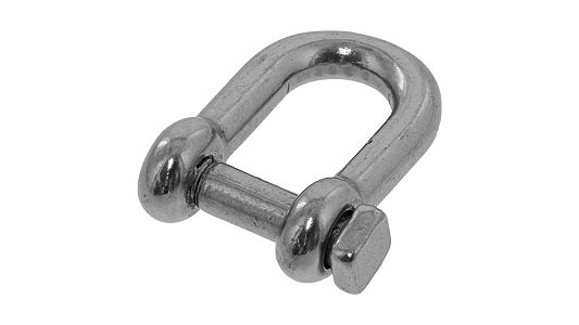 角頭シャックル【20個】ｶｸｱﾀﾏｼｬｯｸﾙ(M4 QS-4 ｽﾃﾝﾚｽ(303､304､XM7等) / 生地(または標準)