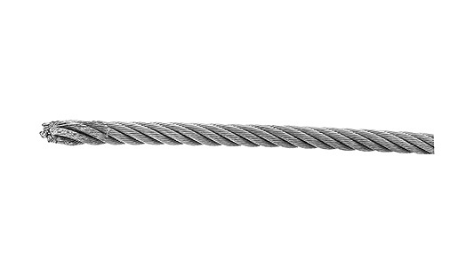 ワイヤーロープ（Ｙ－１＊＊）【1個】ﾜｲﾔｰﾛｰﾌﾟ(Y-146 5.0X20M ｽﾃﾝﾚｽ(303､304､XM7等) / 生地(または標準)