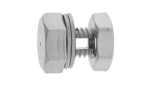 ボルトクリップ（ニッサチェイン）【20個】ﾎﾞﾙﾄｸﾘｯﾌﾟ  SYP-12B ｽﾃﾝﾚｽ(303､304､XM7等) / 生地(または標準)