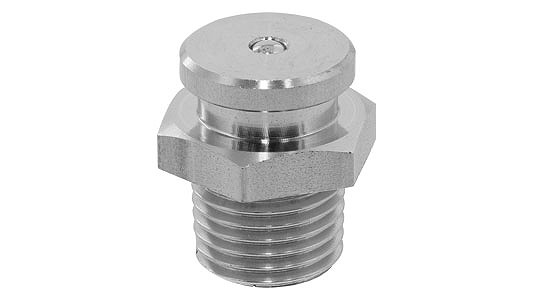 ボタンヘッドニップル【50個】ﾎﾞﾀﾝﾍｯﾄﾞﾆｯﾌﾟﾙ 1/2 PT ＳＵＳ３０３ / 生地(または標準)