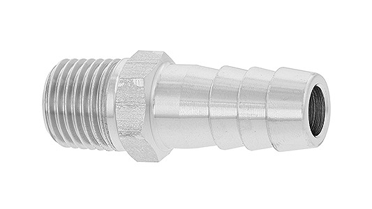 六角ホースニップルＰＴ【100個】6ｶｸﾎｰｽﾆｯﾌﾟﾙ(PT 1/8 X 10 ｽﾃﾝﾚｽ(303､304､XM7等) / 生地(または標準)