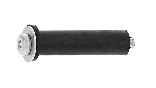 ロールナット（ねじ・ワッシャー付【100個】ﾛｰﾙﾅｯﾄ(ﾈｼﾞ Wﾂｷ M5(L\u003d40) 標準(または鉄) / 生地(または標準)