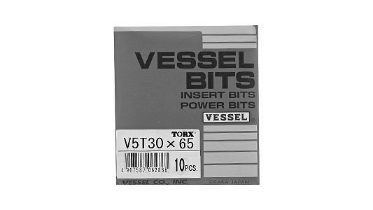 ＴＯＲＸビット　Ｖ５【10個】TORX-ﾋﾞｯﾄ V5T50X65