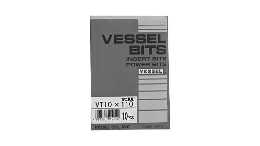 ＴＯＲＸビット Ｖ【10個】TORX-ﾋﾞｯﾄ  VT20X110