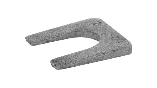 Ｕ字角ワッシャー ５Ｔ【50個】ｽﾃﾝ Uｼﾞ (ｶｸW 5T M16X50X5.0 ｽﾃﾝﾚｽ(303､304､XM7等) / 生地(または標準)