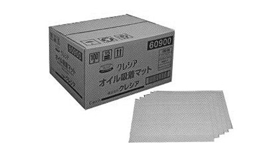 オイル吸着マット　ＰＰ－１００【1個】ｵｲﾙｷｭｳﾁｬｸPP-100 500X400